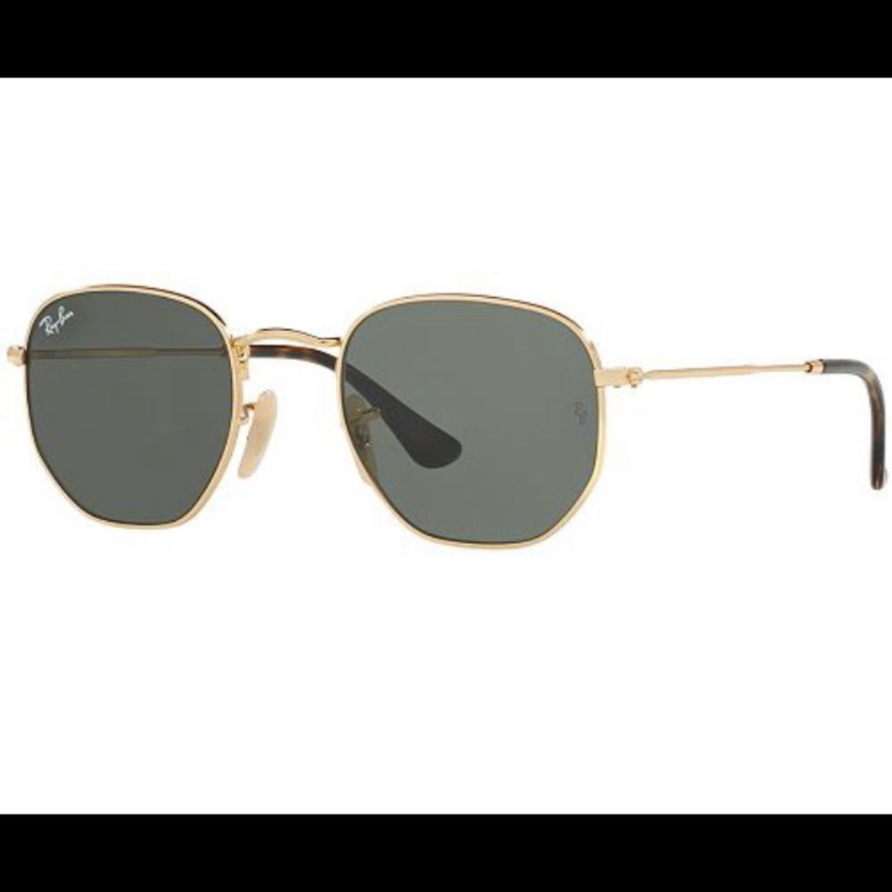 Ray Ban Hexagonal Flat Lens Sunglasses
